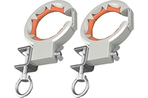 Strong Nylon Cable Guide Pulley 65mm Wide Opening Smooth Roller 330 Degree Rotation Strong for Bridge Installation Steel Nylo