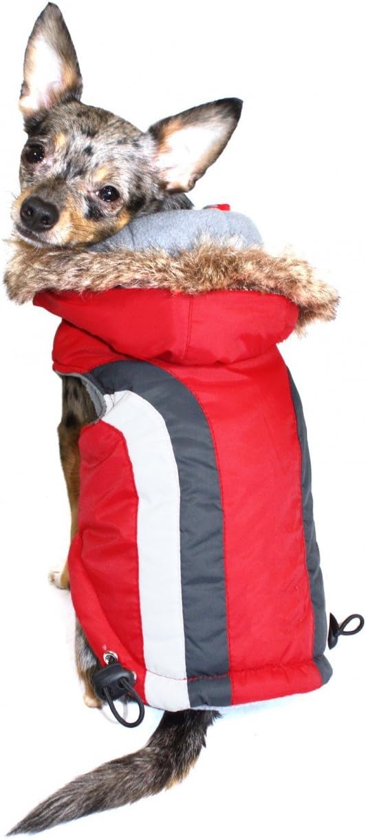 Hip Doggie HD-5SARD-BDXS Swiss Alpine Dog Coat XS Red - Image 3