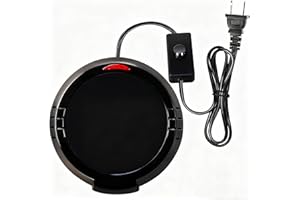 DIALAN'S Large Candle Warmer Wax Melter, Warmer Plate for Candle Jar, Wax Cubes Melter, Warmer Plate, Electric Coffee Mug Warmer, Tea or Various Beverages Warmer, for Home, Office Desk, etc, Best Gift(Black)