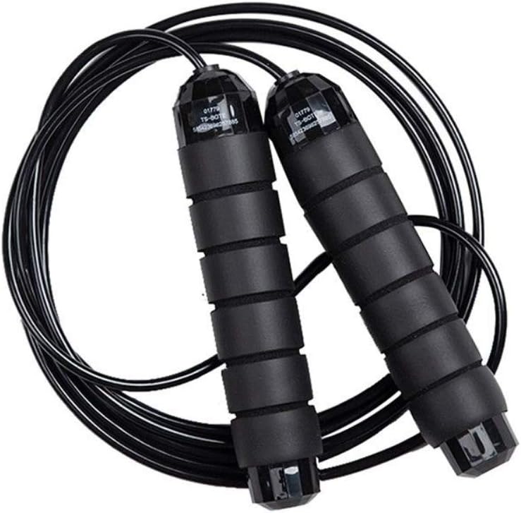 discountstore145 Jump Rope,Steel Wire Aerobic Exercise Skipping Jump Rope Gym Sport Fitness Workout Tool Jump Skipping Rope for Men Women and Kids