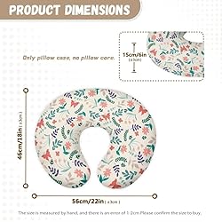 TSVAGA Floral Nursing Pillow for
