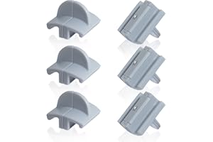 GFDOSO 6 Pcs 157400-1001 Paper Trimmers Blades Replacement for Fiskars Blades, Compatible with 12" Portable Paper Cutter Style I Blade 1968701005, Grey