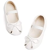 Felix & Flora Toddler Flower Girl Dress Shoes - Baby Girl Ballet Mary Jane Flats for Party School Wedding