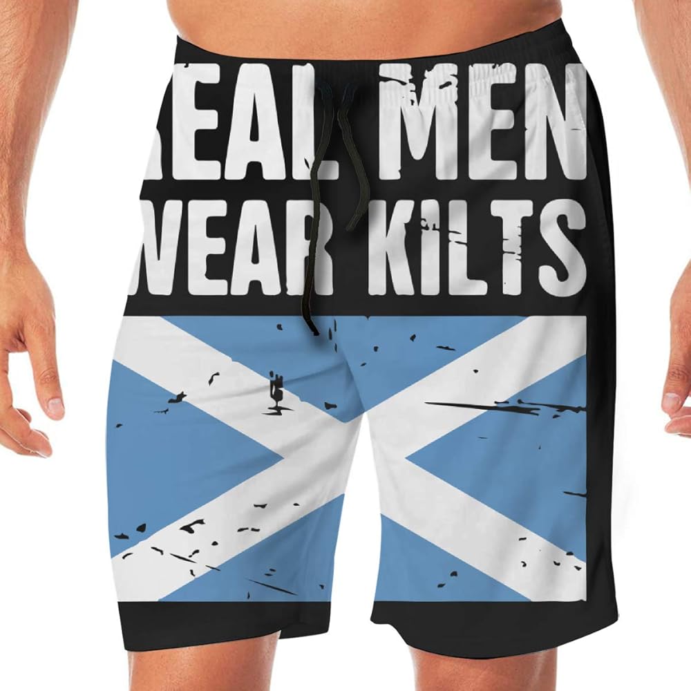 men in short kilts