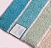 Chardin home Cordural Stripes Bath Mat, Set of 2 Bath Rugs (21 Inches x34 Inches & 24 Inches x40 Inches) | Non Slip Bathroom Rug, Machine Washable, Plush, Highly Absorbent | Aqua Turquoise Ombre