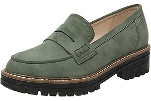 Bplangat Womens Loafers Shoes Platform Chunky Penny Loafer Lug Sole Comfortable Slip On Work Office Business Casual Dress Sho