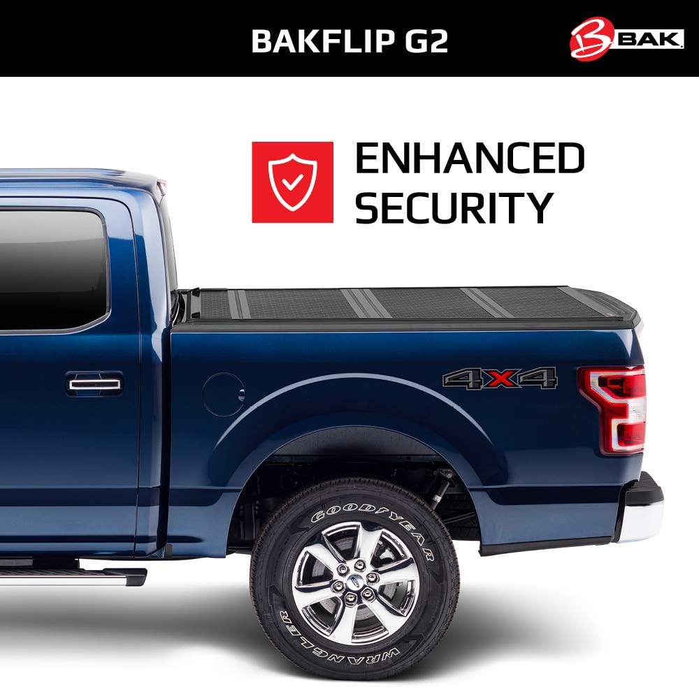Amazon Com Bak Bakflip G2 Hard Folding Truck Bed Tonneau Cover 226100 Fits 2004 2014 Gm Silverado Sierra 2014 Hd 2500 3500 5 8 Bed 68 4 Automotive