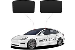 CHIYLE Glass Roof Sunshade For Tesla Model 3 2023-2021 Insulation UV Rays Protection Sun Shade for Tesla Model 3 Accessories 2023-2021(Black)