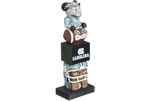 TEAM SPORTS AMERICA Evergreen Enterprises NCAA North Carolina Tar Heels Tiki Totem
