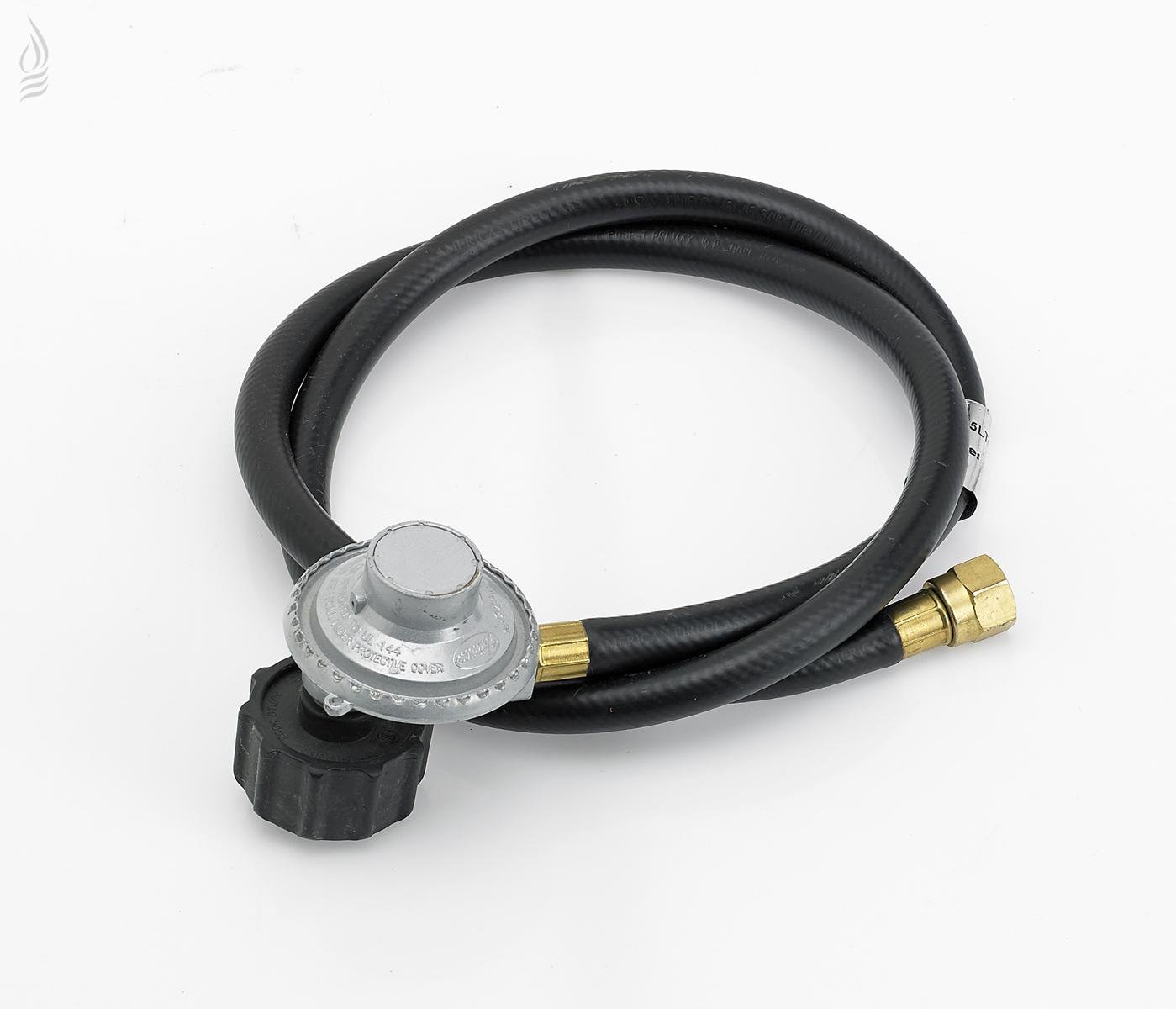 American Fireglass Fire Pit Propane Installation Kit with Chrome Key