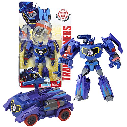 Hasbro Year 2016 Transformers Robots in Disguise Combiner Force Warriors Class 5-1/2 Inch Tall Figure - SOUNDWAVE with Blaster (Vehicle: Armored Car)