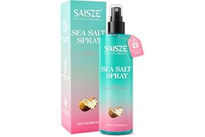 SAISZE Sea Salt Spray for Women and Men, Travel Essentials, Textured Beach Waves & Volume for Curly Hair, Coconut Volumizing Surf Spray, Stocking Stuffers, Christmas Gifts, 8.8 oz