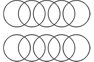 uxcell Nitrile Rubber O-Rings 54mm OD 50mm ID 2mm Width, Metric Sealing Gasket for Automotive Machine Plumbing, Pack of 10