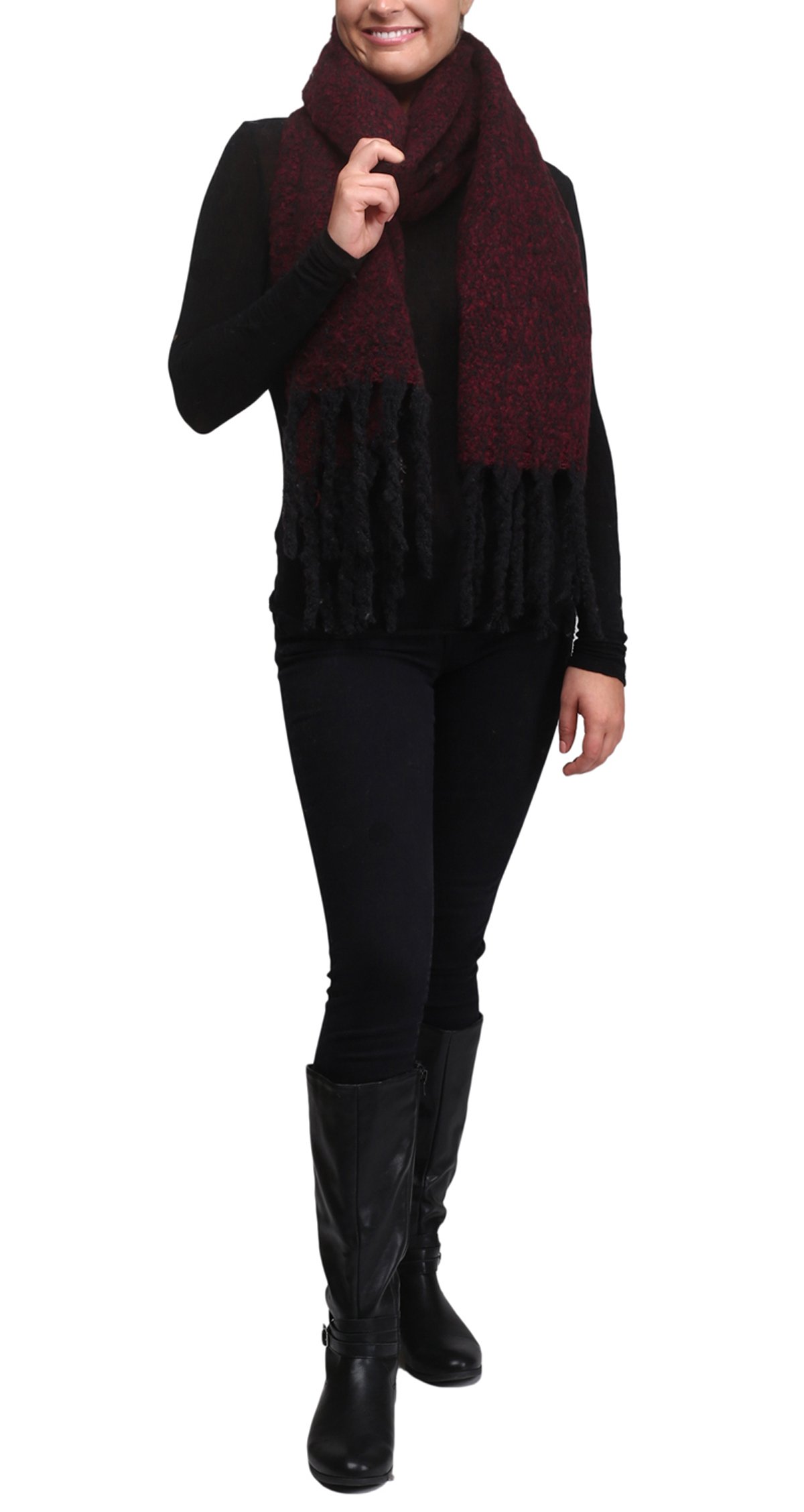 APPARELISM Super Soft Fuzzy Large Wide Long Tassel Oblong Scarf With Fringe. APPARELISM Super Soft Fuzzy Large Wide Long Tassel Oblong Scarf With Fringe.