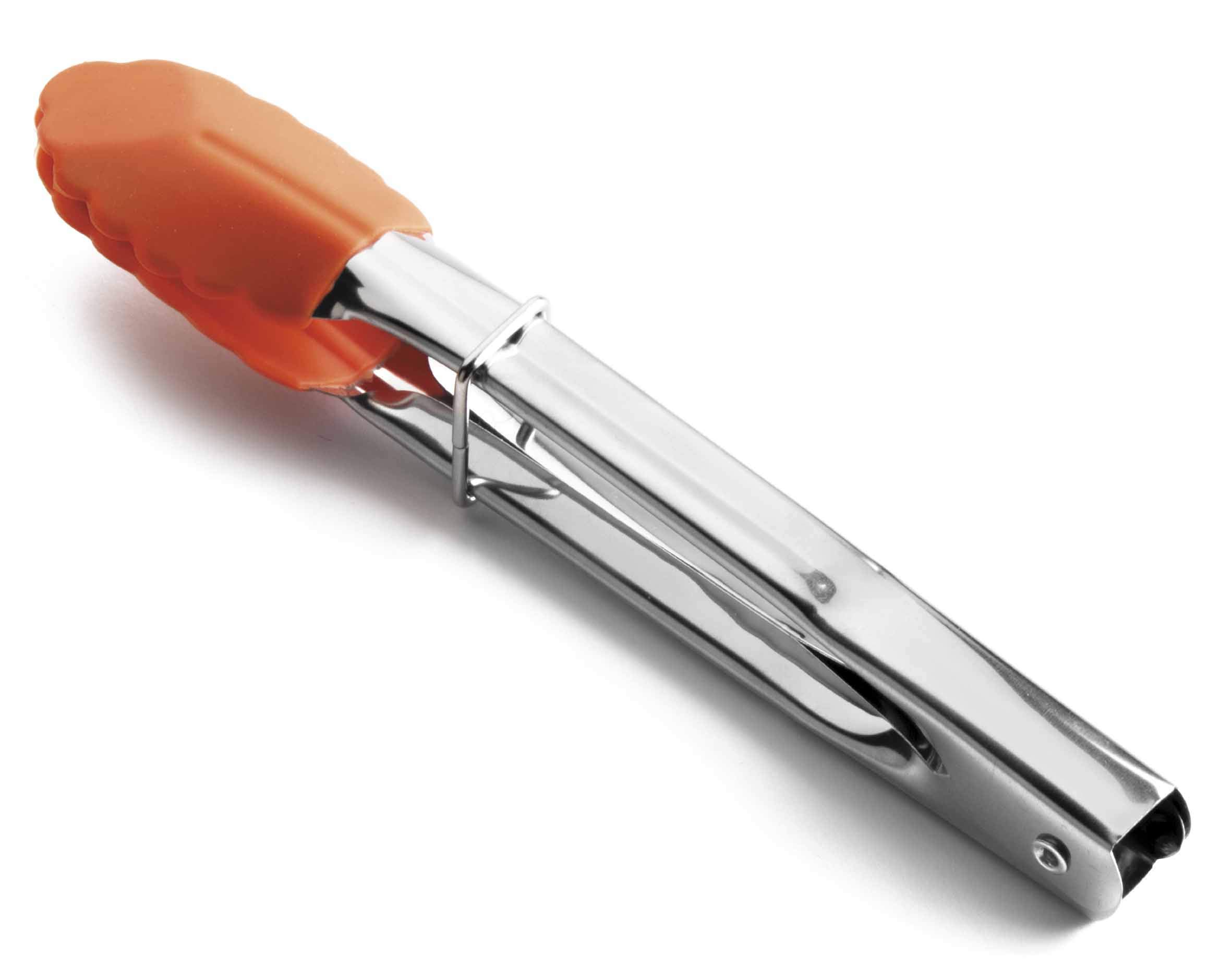 Lacor 64432 Silicone Tong, 18 x 30 x 30 cm, Orange