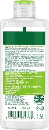 Simple Kind to Skin Soothing Facial Toner 200ml for Sensitive Skin Gentle view 9