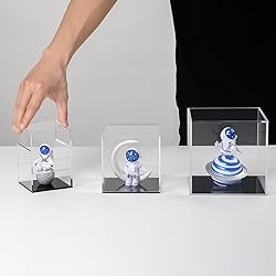 Kcgani Transparent Acrylic Square Cube Containers