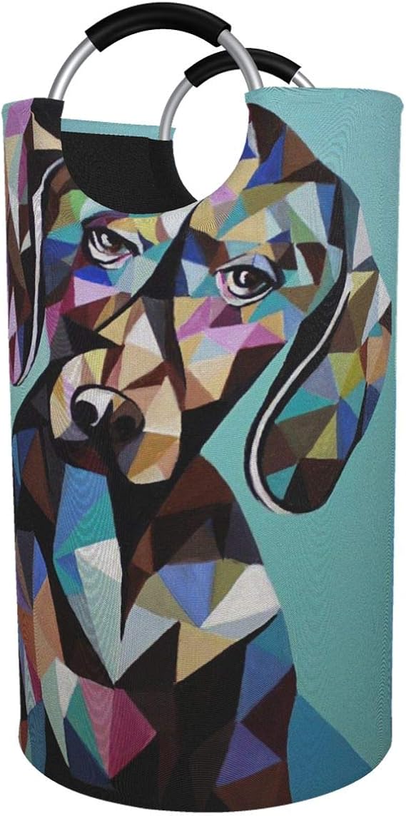DylanParkin Dog Painting Laundry Hamper Sorter