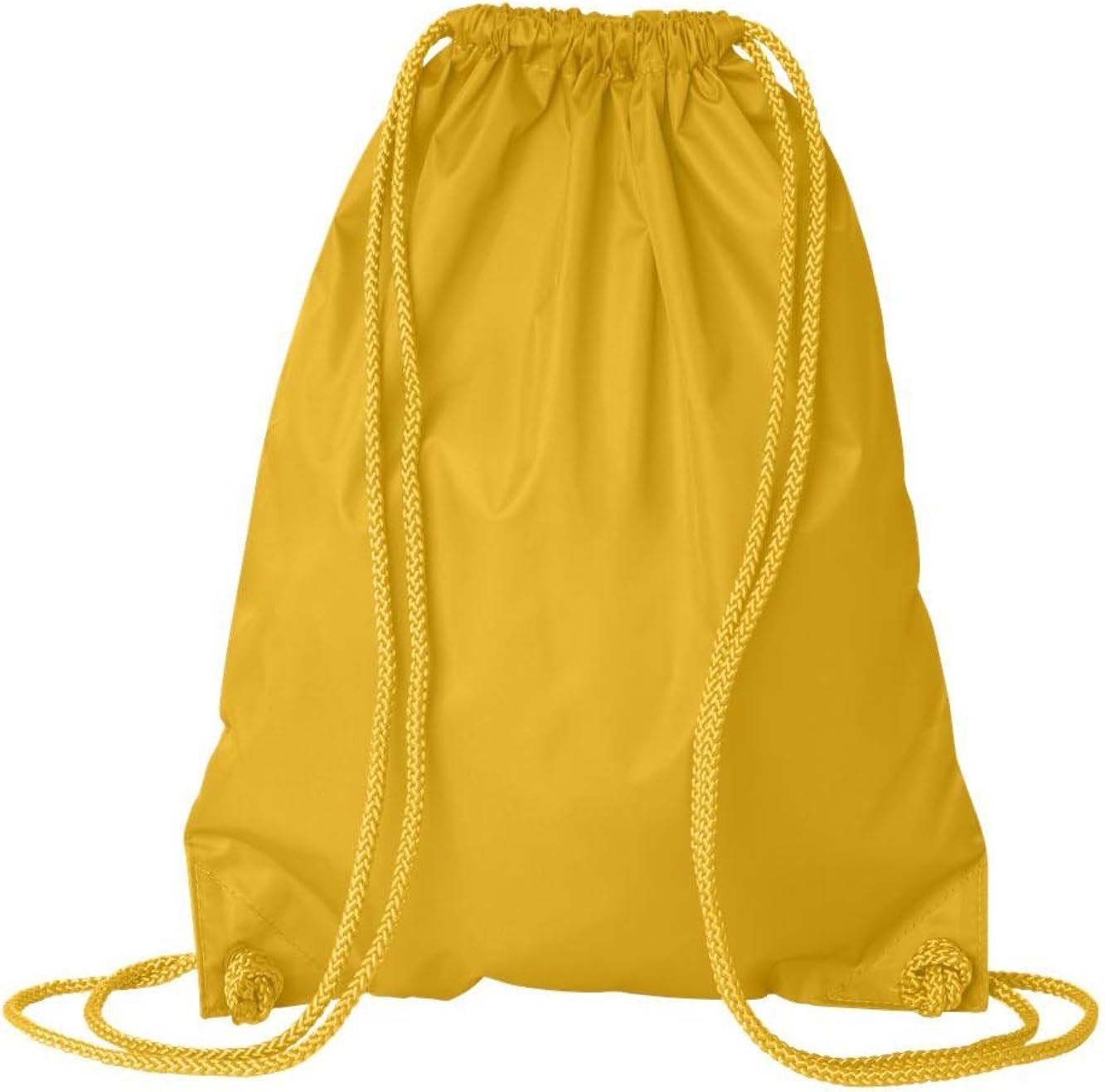 yellow drawstring bags