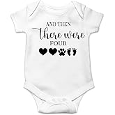 Belle Homie And Then There Were Four - Funny Baby Essentials Bodysuit - Newborn Girl Clothes Baby Romper