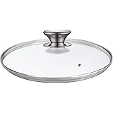 Cook N Home Tempered Glass Lid for Pan, 8-inch/20cm, Clear