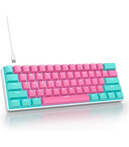 Amazon.com: iTastatur 65 Percent Gaming Keyboard Mechanical with