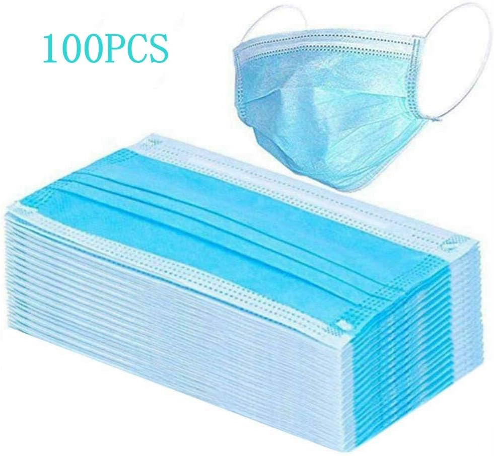 100PCS 3-Layer Medical Disposable Face Mouth Masks Non Woven Anti-Dust Breathable Face Mask Surgical Mask Anti-Dust Medical Mask