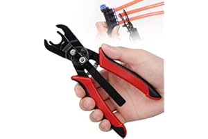 Push to Connect Fittings Air Line Disconnect Tool Kit, Air Hose Connector Removal Tool, Tongs, Quick Connect Release Pliers f