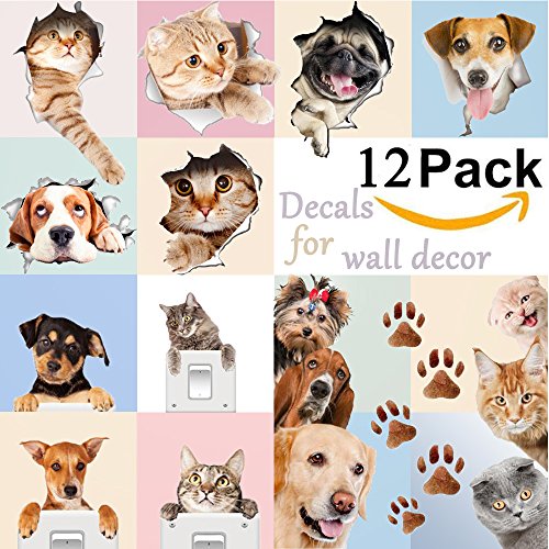 Dog Wall Decals Kritters in the Mailbox Dog Wall Decal