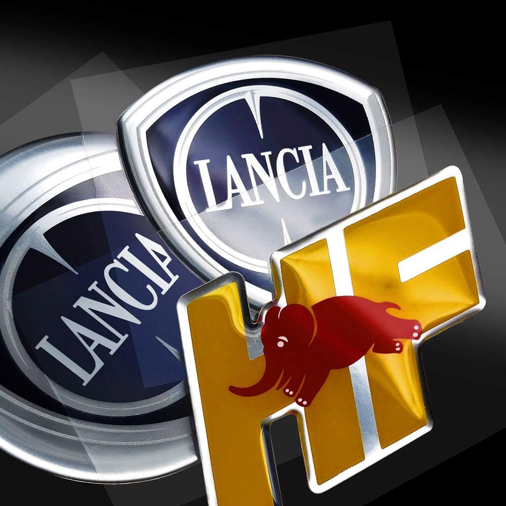 Lancia 21261 Official HF 3D Sticker Logo 60 x 35 mm, Yellow - Image 5