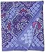 Vera Bradley Women's Fleece Plush Throw Blanket, Lilac Tapestry, 80 X 50