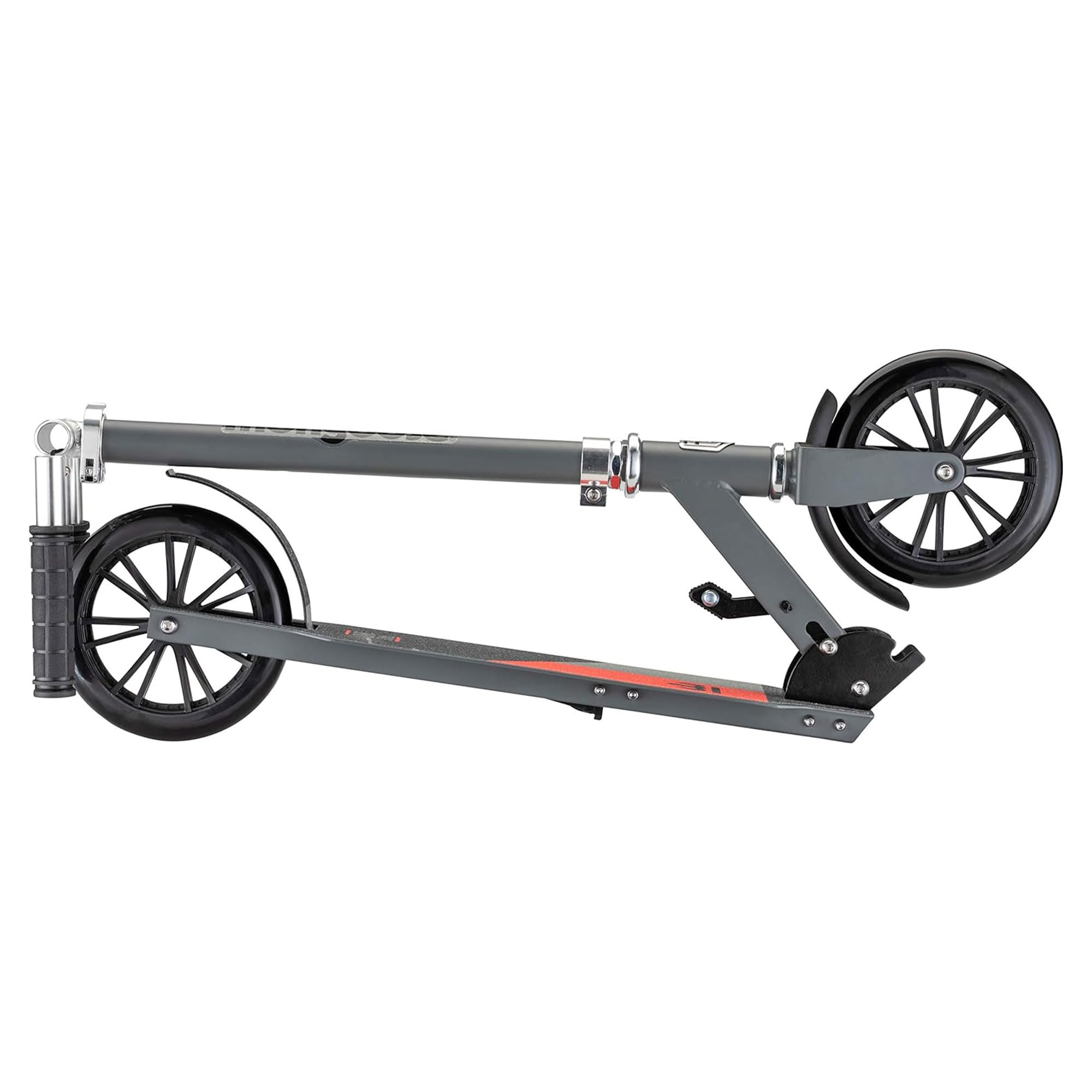Mongoose Trace Kick Scooter for Youth Adult Boys and Girls, Quick-Release, Lightweight & Easy Folding Scooter, Bike Style Grips, Supports 176 lb Up to 220 lbs