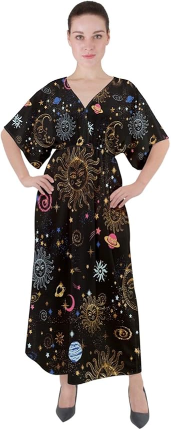 moon and stars maxi dress