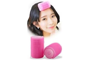 WENDY MALL 2Pcs/Set Plastic Hair Rollers Curlers Bangs Self-Adhesive Hair Volume Hair Curling Styling Tools Magic Women DIY Makeup Tools S