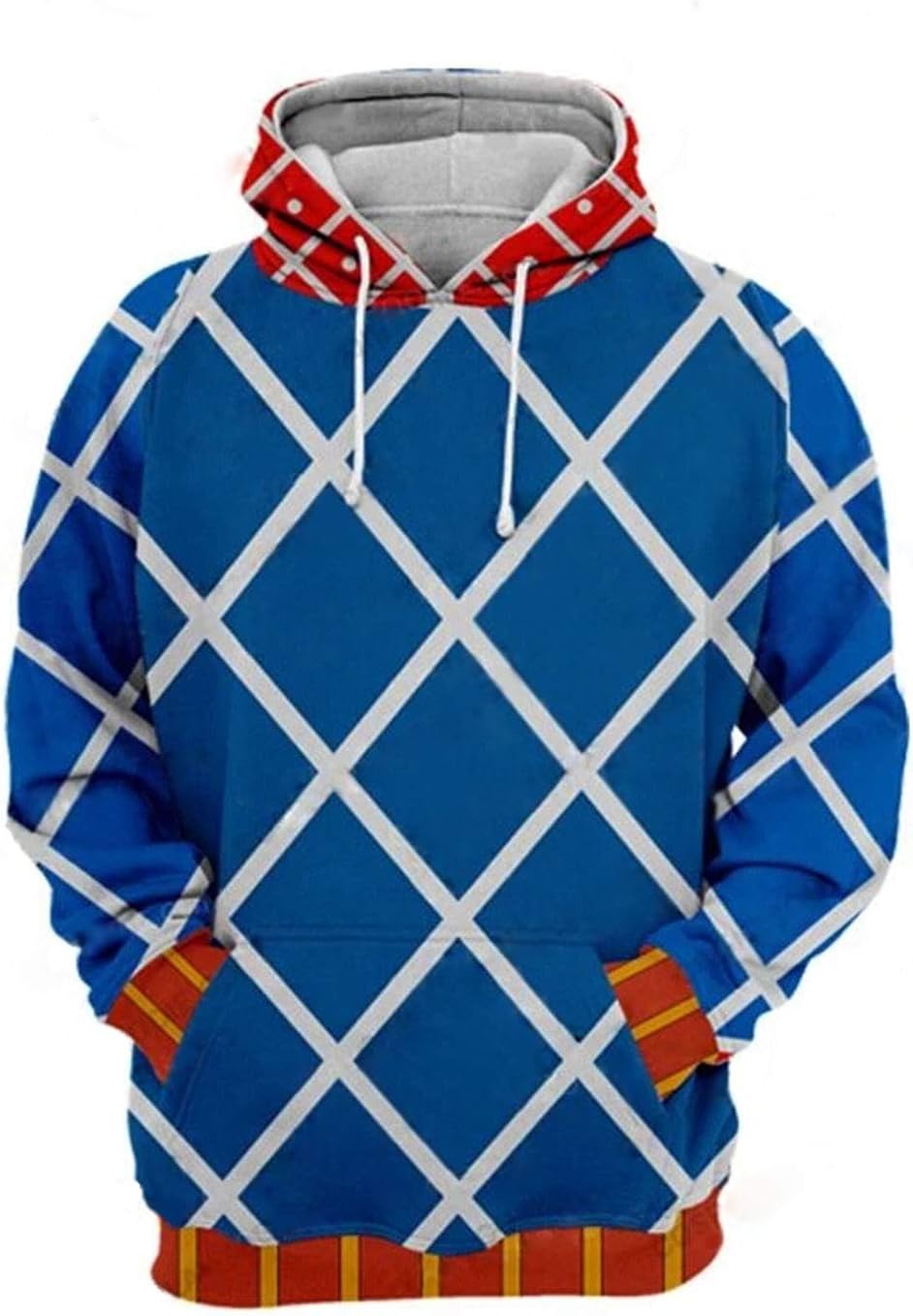 JoJo's Bizarre Adventure Jotaro Kujo Hooded Sweater 3D Printed Kujo Jotaro Zipper Coat Jacket Hoodie