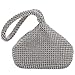 AIJUN Women's Rhinestone Purse Evening Bags Sparkly Glitter Triangle Clutch Purses for Women Evening Party Prom Cocktail,1920s Purse