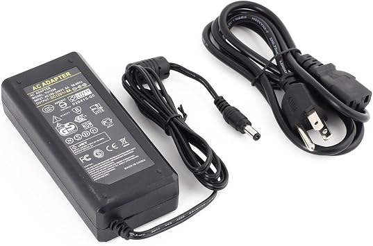 Amazon Com Superpower 12 Volt 6 Amp Power Supply Adapter Converter Regulator 5 5mm X 2 1mm Dc Plug Output 12v 6a 72w Wall Plug Switch For Dc12v 5050 Led Strip Light Electronics