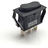 GAMA Electronics Momentary On-Off-Momentary On Rocker Switch