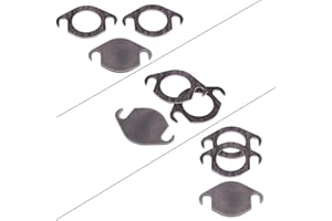 Stainless Steel EGR Valve Blanking Block Plates Kit, 2 Gaskets, Easy Install, Suitable for GALAXY TDI with Gasket Fit for, En
