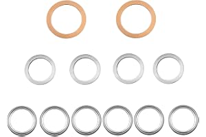 1215710010 9043024003 90430A0003 Transfer & Differential Service Gasket Kit Compatible with Toyota Lexus 4Runner Land Cruiser Tundra Tacoma FJ Cruiser Highlander RAV4 Sequoia Sienna 12pack