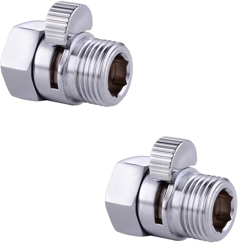 XVL Shower Head Shut-Off Valve Solid Brass 2 Pieces Pt02a
