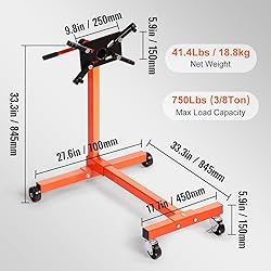 VEVOR Engine Stand, 750 lbs (3/8 Ton) Rotating