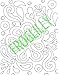 FrogLilly Professional Colored Gel Ink Pens Set Ultra Fine Glider Tips for Intricate Detailing w/ 4 Adult Coloring Book Pages in Sturdy Plastic Case - 36 Neon, Glitter & Pastel Color Artist Markers