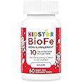 KidStar Nutrients BioFe Pure Iron Chewables, Natural Grape Flavour, 10 Mg Iron Per Tablet, No Sugar 60 Chewable Tablets