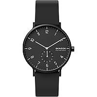 Amazon.com: Skagen Men's Jorn Three-Hand Black Stainless