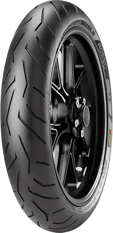 Coppia Gomme Pirelli Diablo Rosso Scooter - 120/70-15 E 160/60-15 Per Yamaha T-MAX 500