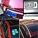 ATMOMO 12mm Silver Soft PVC Chrome DIY Moulding Line Car Decorating Line Trim Strip