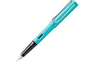 LAMY AL-star turmaline - Fountain Pen with ergonomic grip & polished steel nib in size M - lightweight aluminum body - including LAMY T 10 blue cartridge - Right-Handed