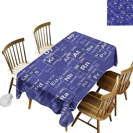 Amazon Com Tim1beve Custom Tablecloth Periodic Table