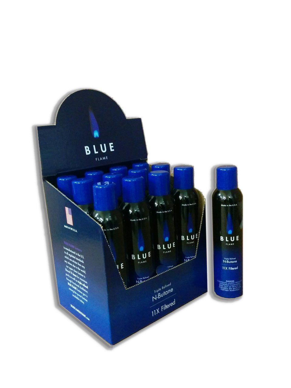 Blue Flame NButane Foodgrade Triple Refined 11X Filtered Butane Gas